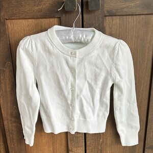 Epic Threads White Kids Button Down Cardigan.